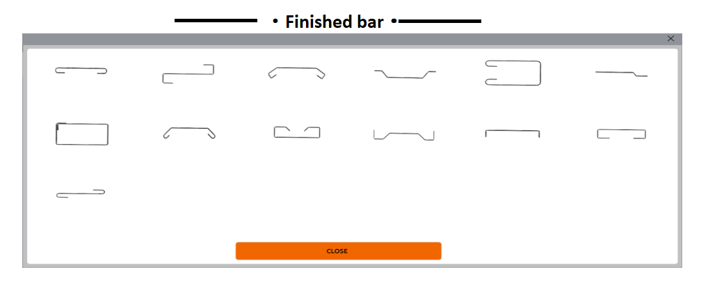 Finished bar Finished bar